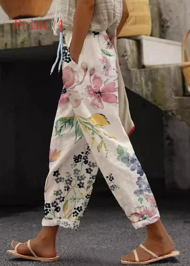 Dames Casual Broek met Print 3