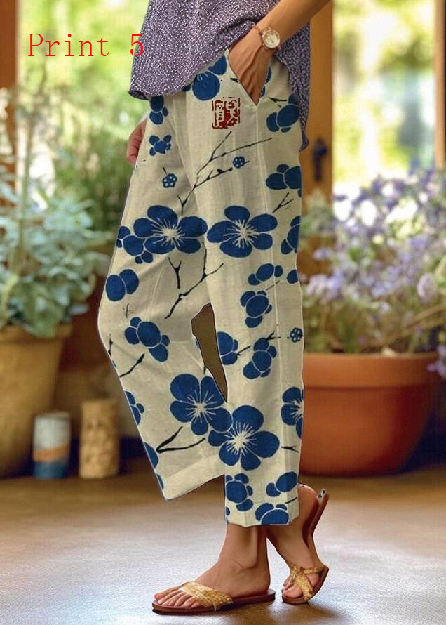 Dames Casual Broek met Print 4