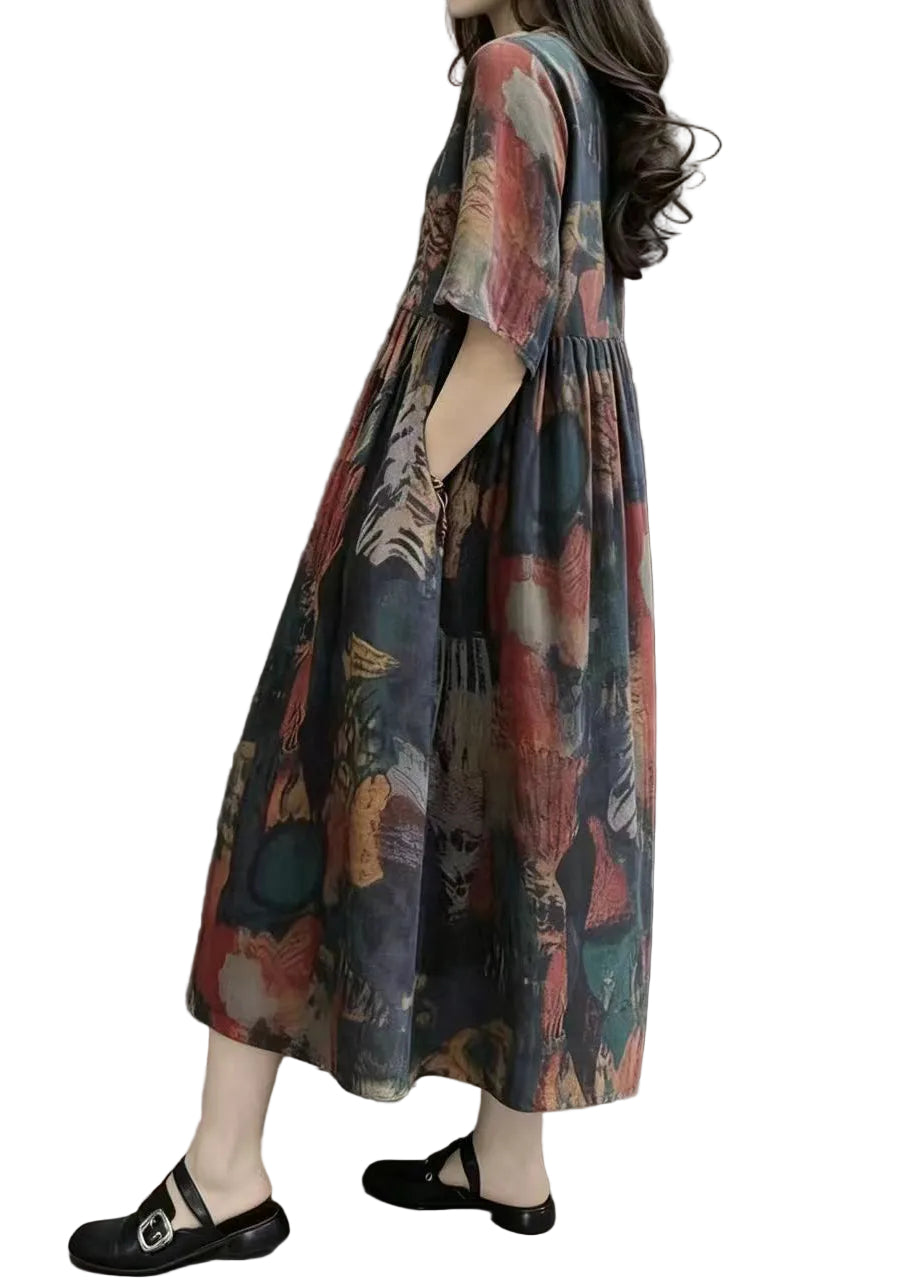 Dames Casual Jurk Comfortabel Model 0