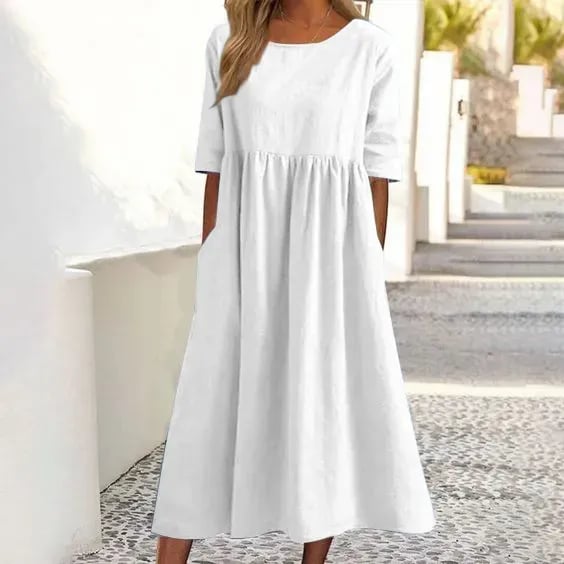 Dames Casual Jurk Relaxed Fit 0