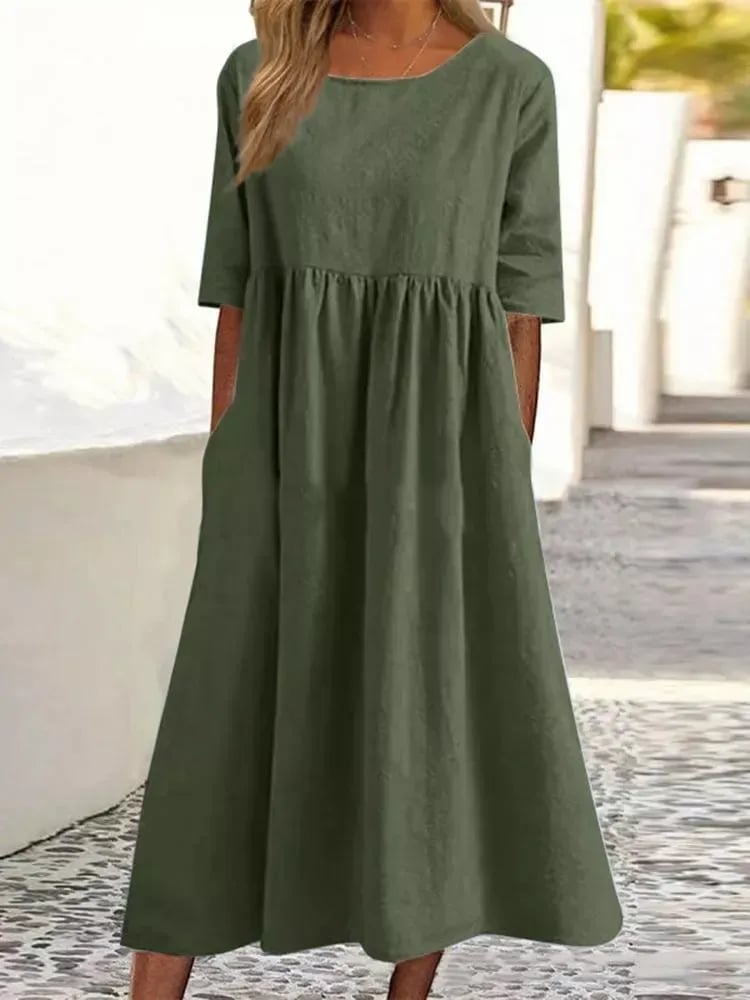 Dames Casual Jurk Relaxed Fit 3