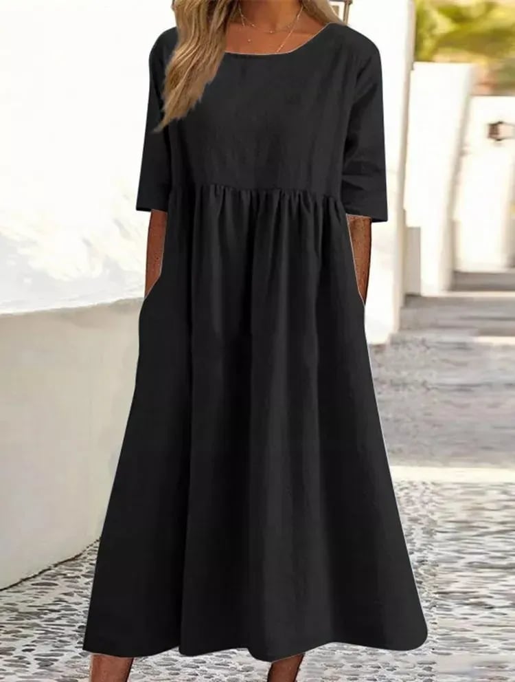 Dames Casual Jurk Relaxed Fit 4