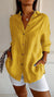 Dames Casual Overhemd Met Knoopsluiting en Losse Pasvorm 4