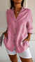 Dames Casual Overhemd Met Knoopsluiting en Losse Pasvorm 5