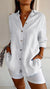 Dames Casual Overhemd Met Knoopsluiting en Losse Pasvorm 9