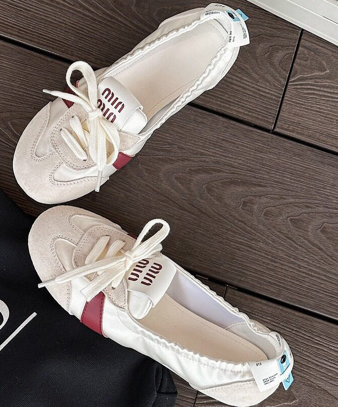 Dames Casual Platte Schoenen Met Veters 3