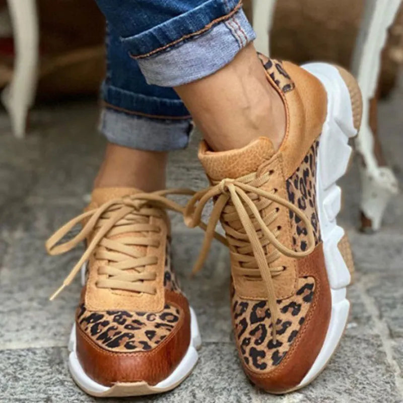 Dames Casual Schoenen Luipaardprint 0