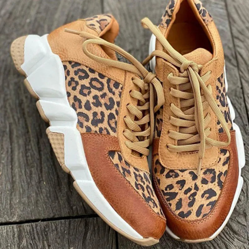 Dames Casual Schoenen Luipaardprint 4