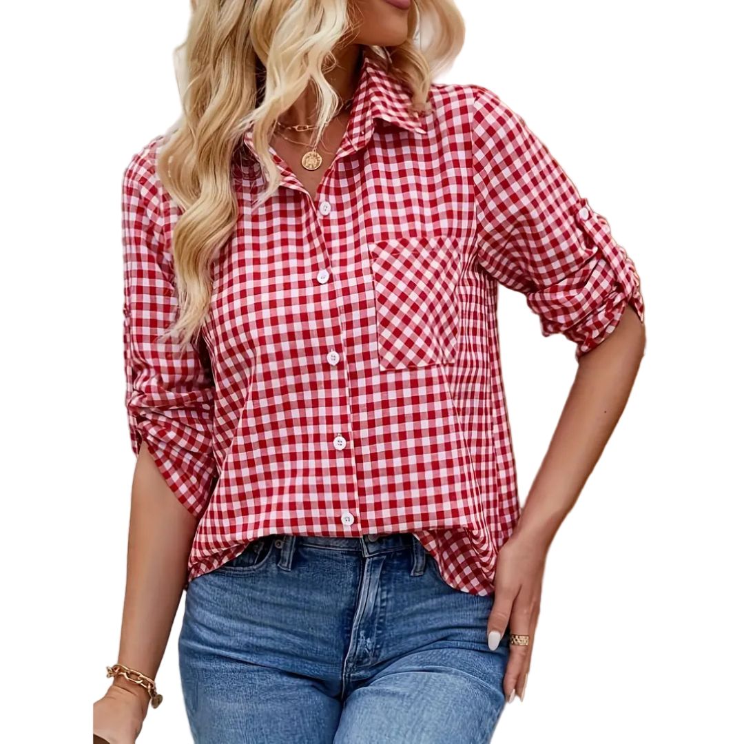 Dames Casual Shirt Comfortabel Design 0