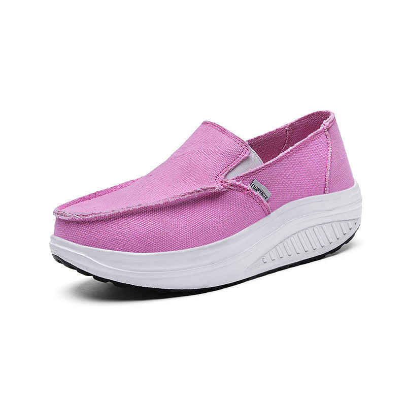 Dames Casual Slip-On Schoenen Met Flexibel Ontwerp 0