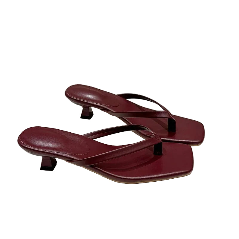 Dames Casual Slippers met Lage Hak voor Zomer 0