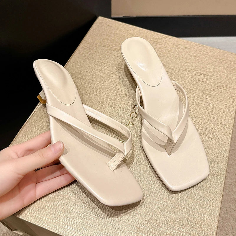 Dames Casual Slippers met Lage Hak voor Zomer 2