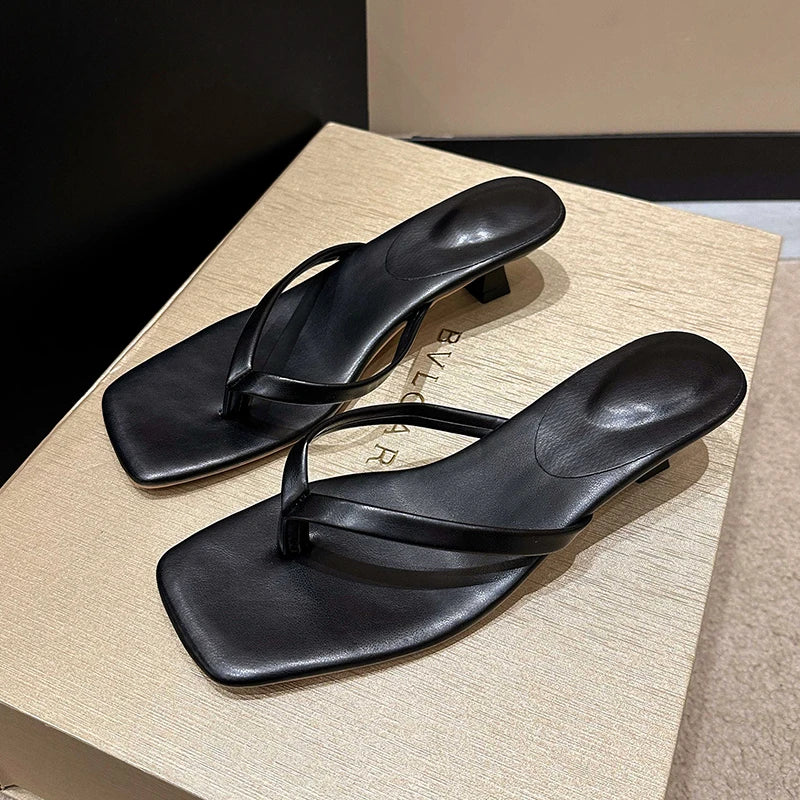 Dames Casual Slippers met Lage Hak voor Zomer 3