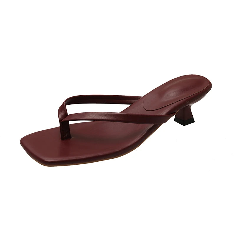 Dames Casual Slippers met Lage Hak voor Zomer 5