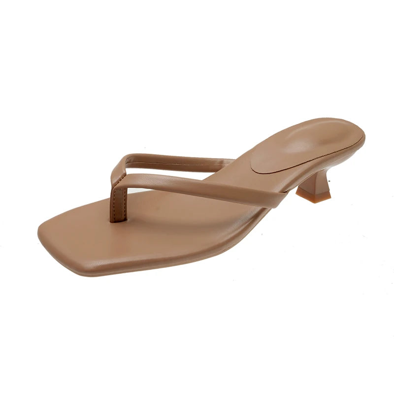 Dames Casual Slippers met Lage Hak voor Zomer 7