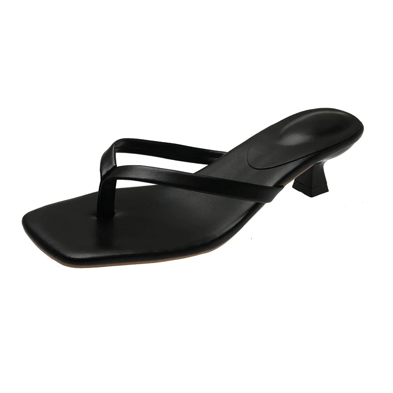 Dames Casual Slippers met Lage Hak voor Zomer 9