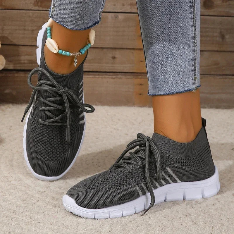 Dames Casual Sneakers Ademend Mesh Lichtgewicht 10