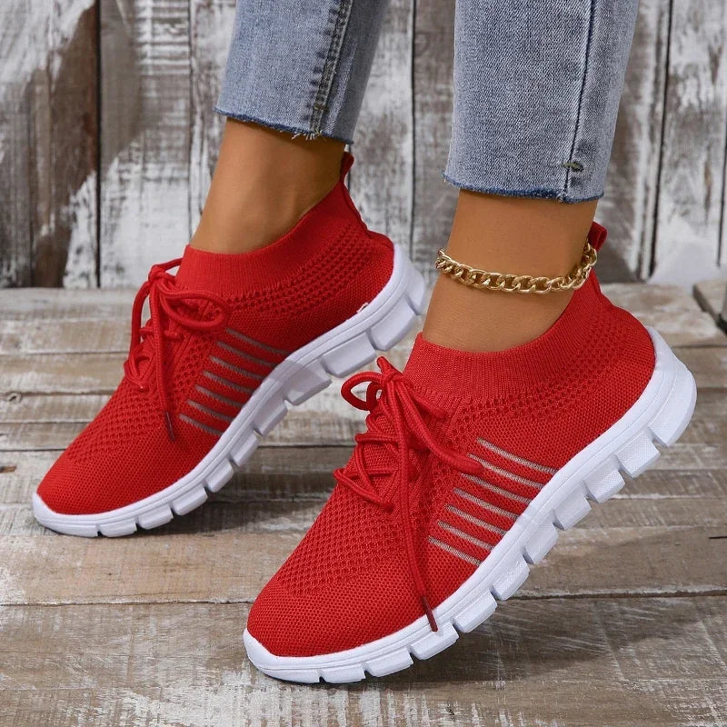 Dames Casual Sneakers Ademend Mesh Lichtgewicht 13