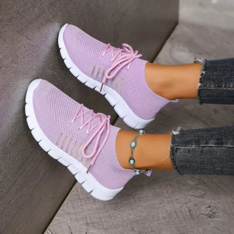 Dames Casual Sneakers Ademend Mesh Lichtgewicht 14