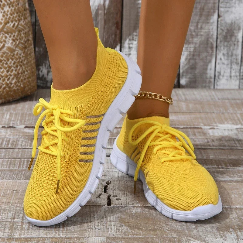 Dames Casual Sneakers Ademend Mesh Lichtgewicht 9
