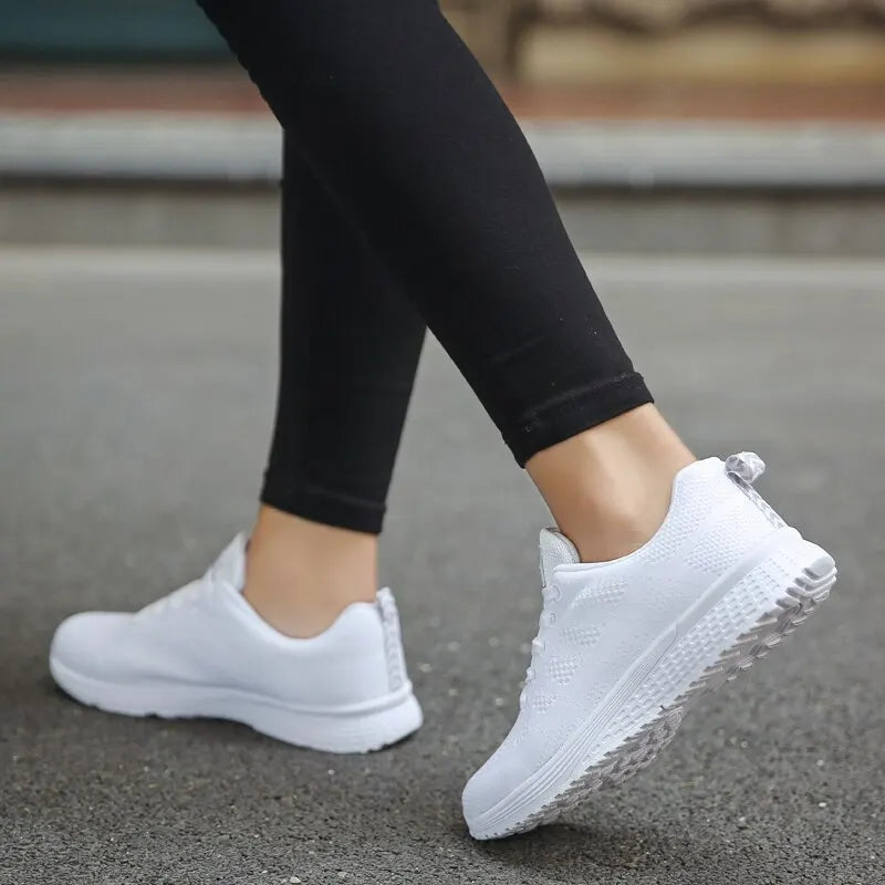 Dames Casual Sneakers Ademend Mesh Wandelschoenen 2