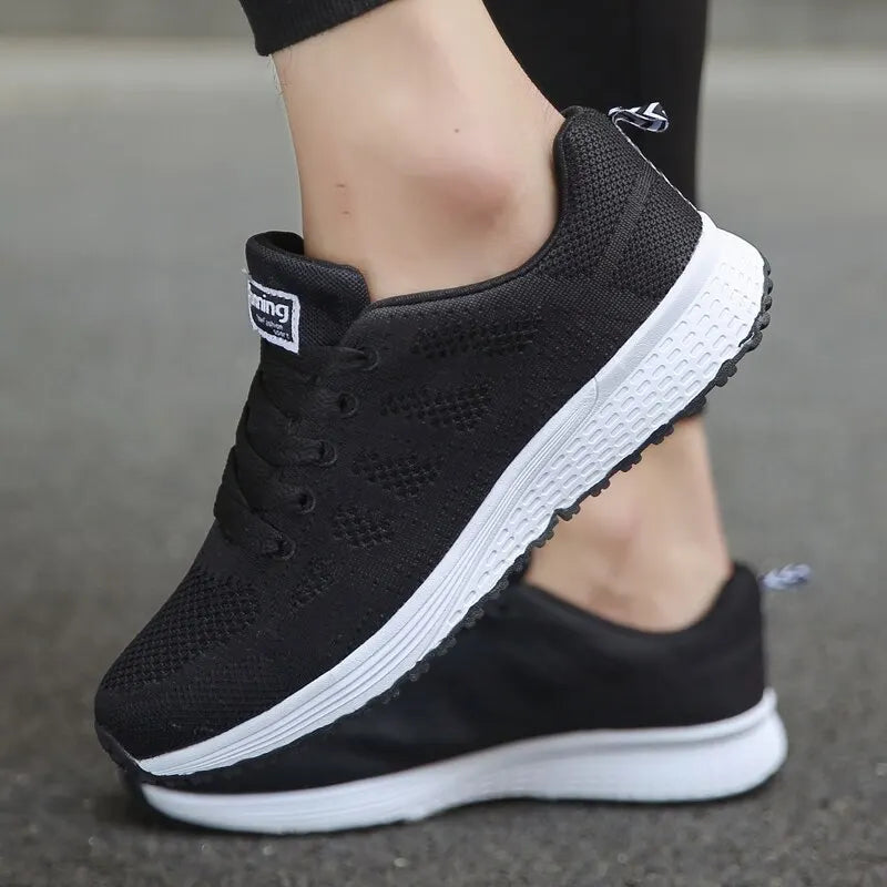 Dames Casual Sneakers Ademend Mesh Wandelschoenen 3