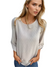 Dames Casual T-Shirt Met Knopjes en Textuur 0