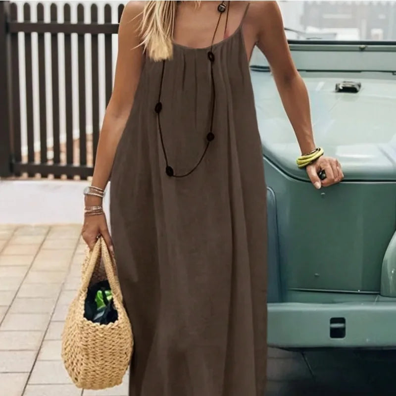 Dames Casual Zomerjurk Losse Pasvorm 1