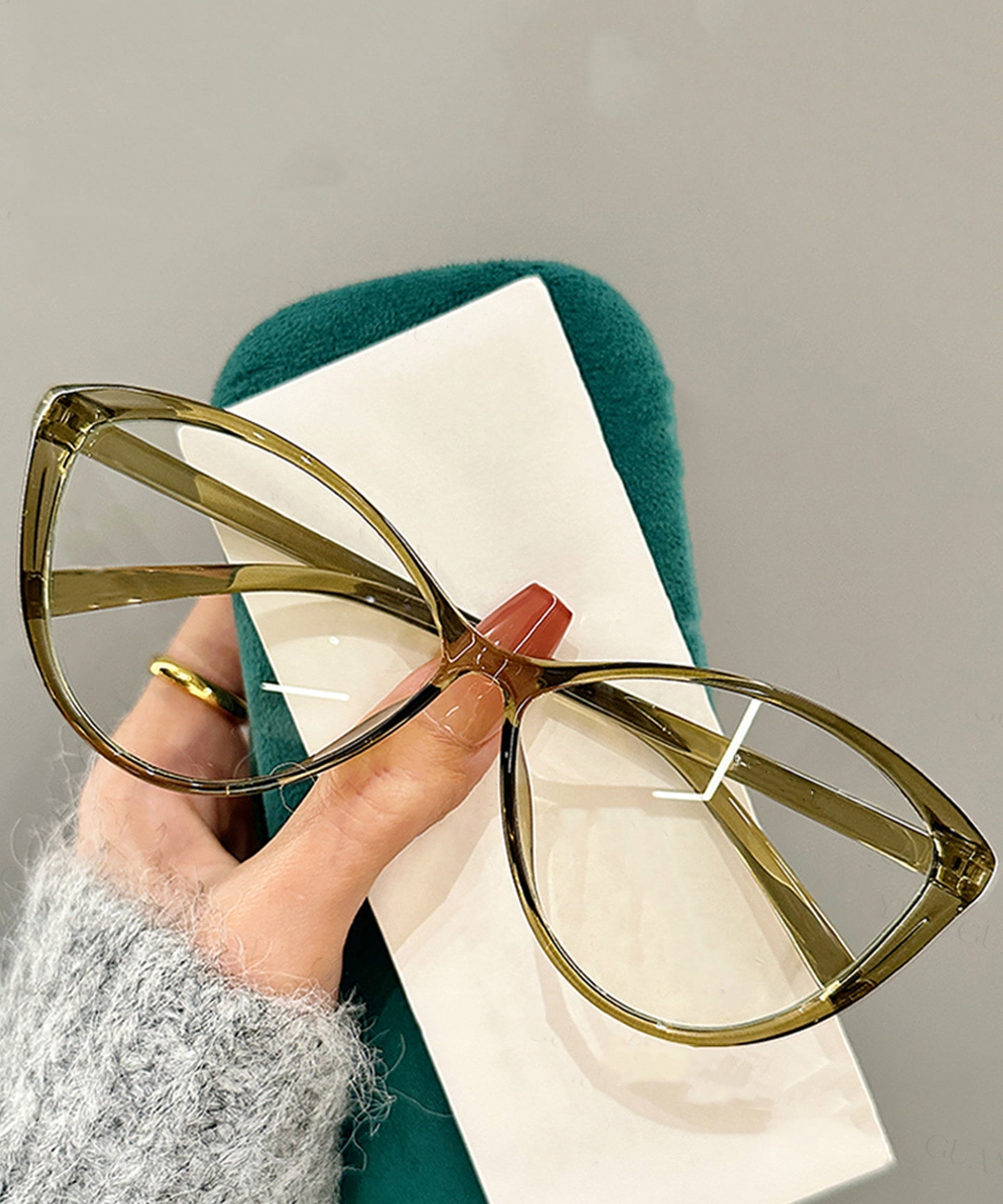 Dames Cat Eye Leesbril Met Volledig Frame 3