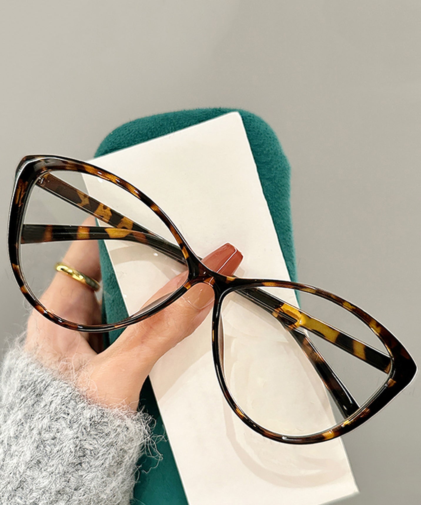 Dames Cat Eye Leesbril Met Volledig Frame 4