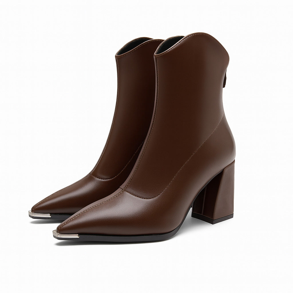 Dames Chelsea Laarzen Met Chroompunt Design 2