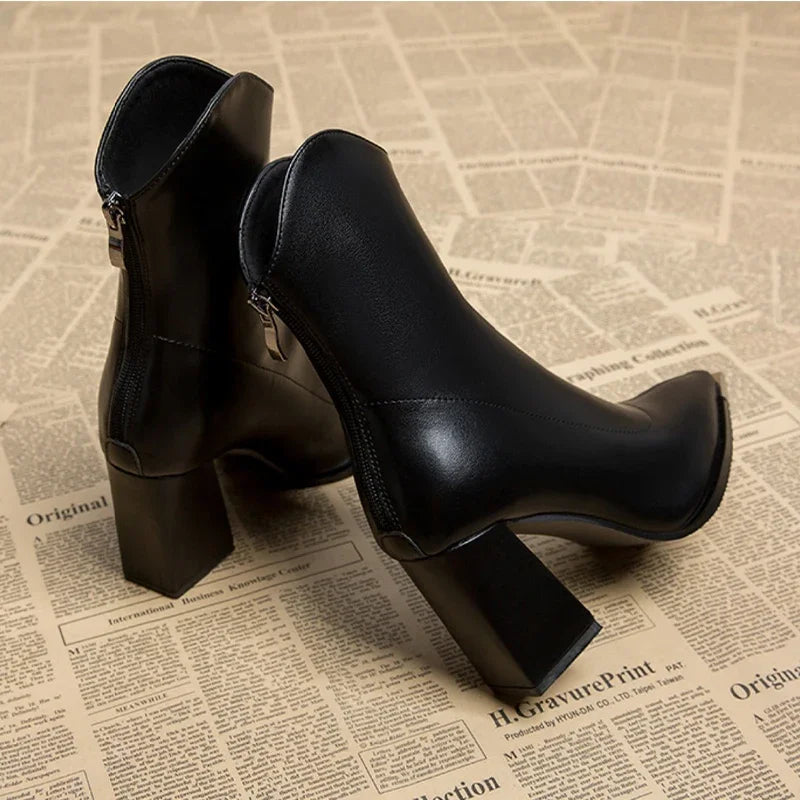 Dames Chelsea Laarzen Met Chroompunt Design 6