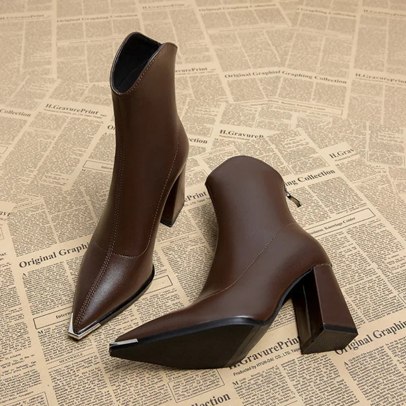 Dames Chelsea Laarzen Met Chroompunt Design 9