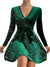 Dames Chique Jurk Met Paillettenrand Polyester 1