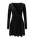 Dames Chique Jurk Met Paillettenrand Polyester 3