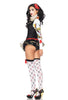 Dames Circus Kostuum Clown voor Halloween Feest 4