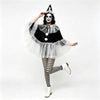 Dames Clown Kostuum Met Cape En Hoed Voor Feestelijke Gelegenheden 2