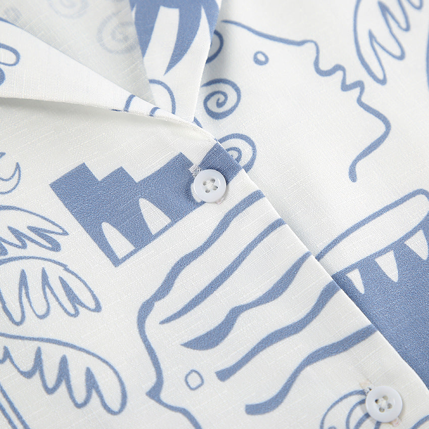 Dames Co Ord Set Oversized Hemd en Shorts Luchtige Stof 4