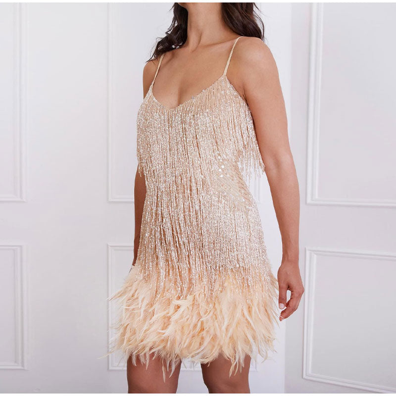 Dames Cocktailjurk Modern Met Verfijnde Details 6