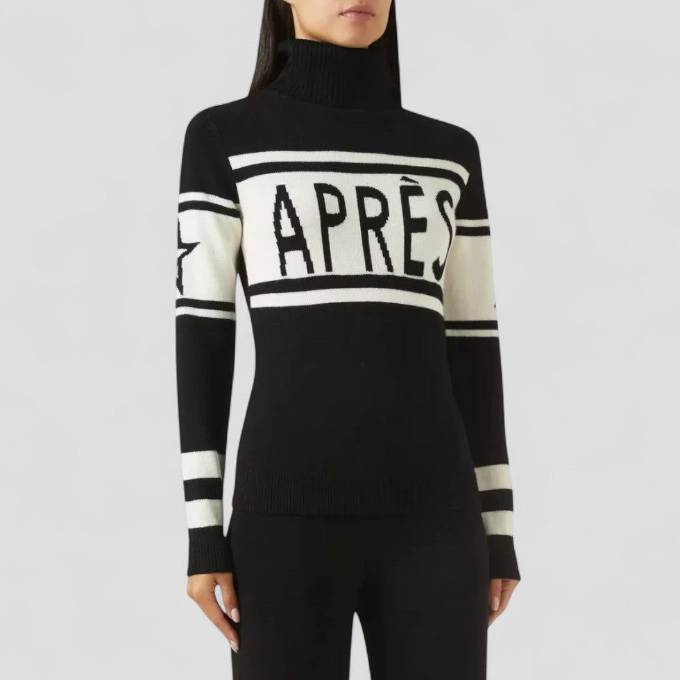 Dames Coltrui Après-Ski Stijl Met Chic Col-Design 1