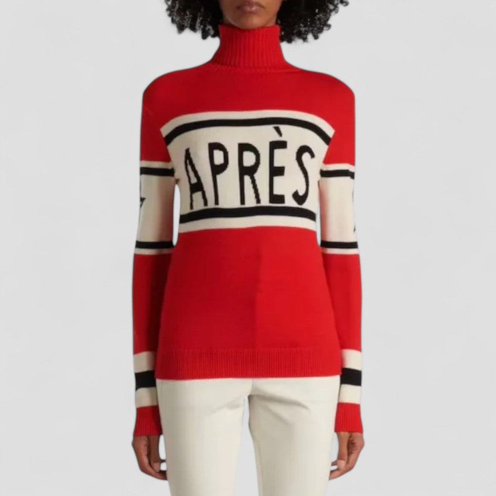 Dames Coltrui Après-Ski Stijl Met Chic Col-Design 4