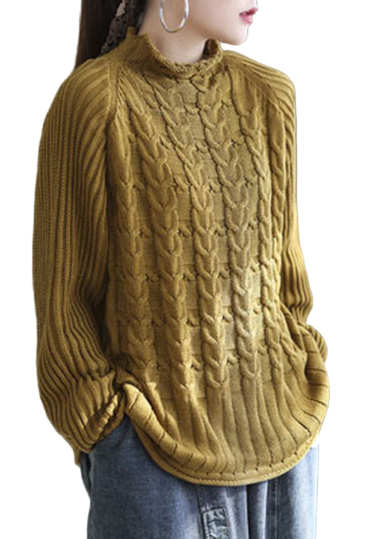 Dames Coltrui Gebreid Met Col Voor Koude Dagen 0