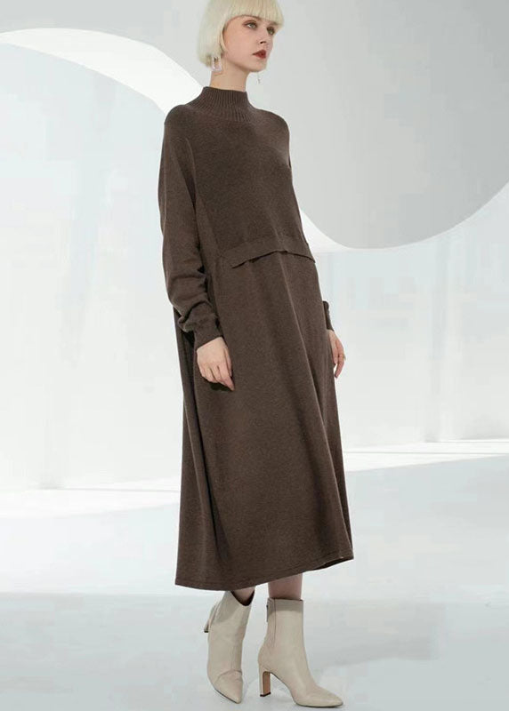 Dames Coltrui Jurk met Patchwork Stijl 2
