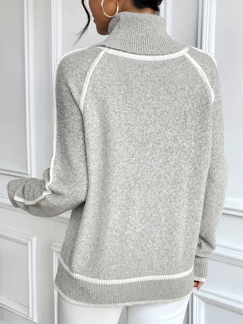 Dames Coltrui met Contrasterende Details 5