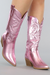 Dames Cowboy Laarzen Trendy Hoog Leer 7