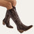 Dames Cowboylaarzen Imitatieleer Moderne Westernstijl met Rubber Zool 2