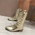 Dames Cowboystiefels Metallic Carina 5