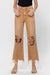Dames Crop Flare Jeans Vintage 90's Goud 2