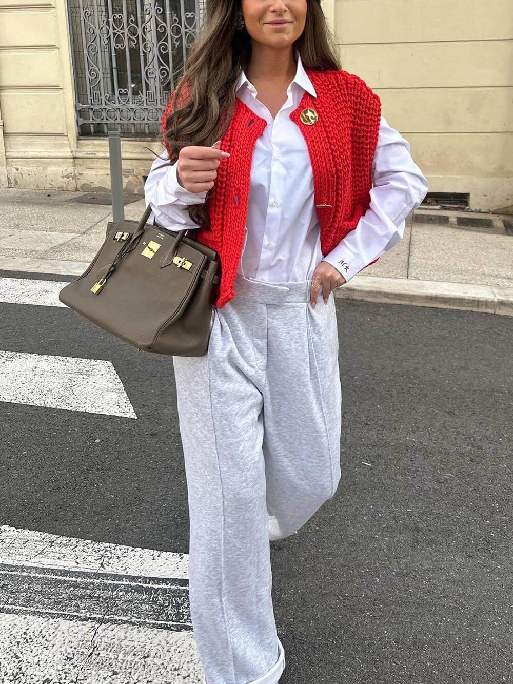 Dames Cropped Gebreid Vest Mouwloos 6