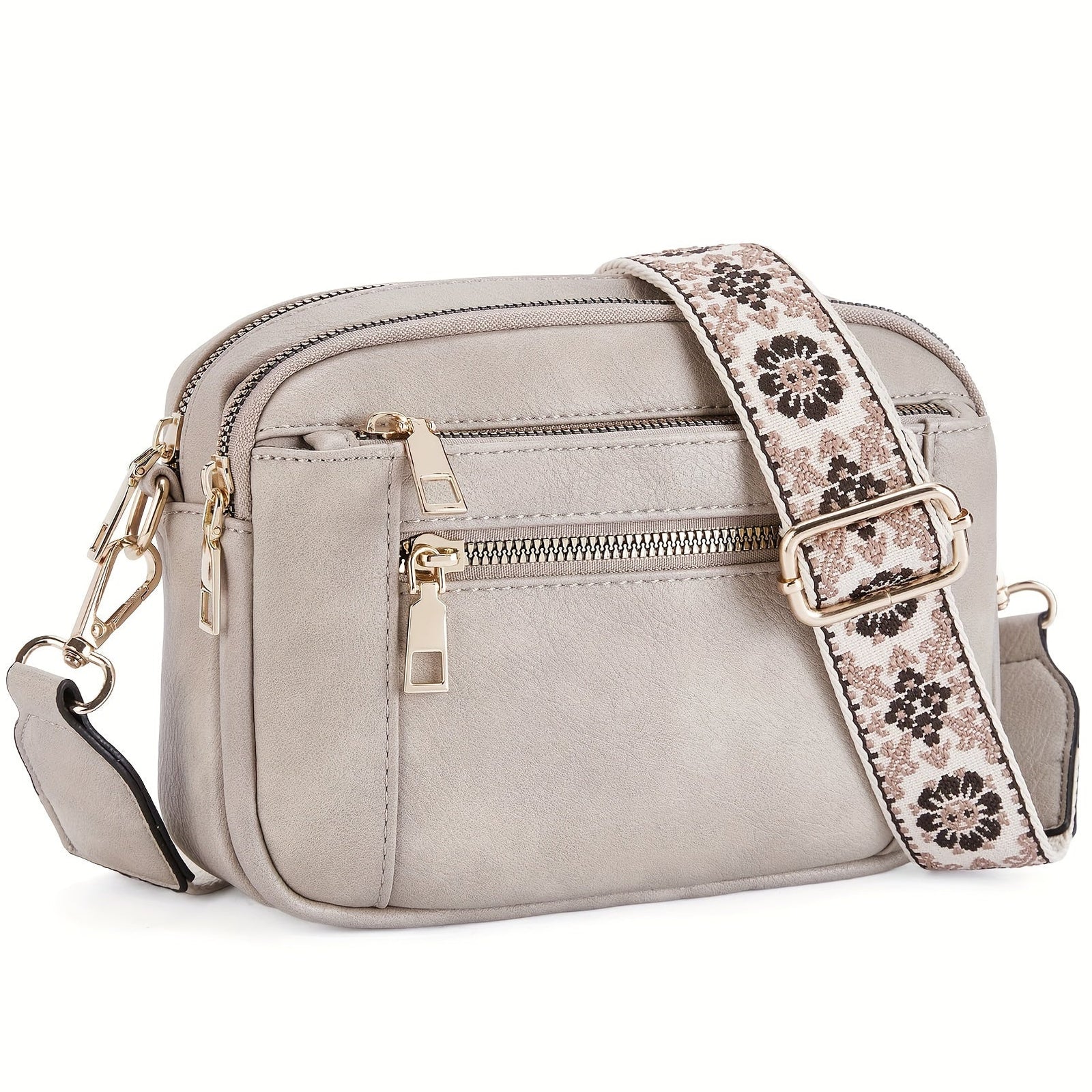 Dames Crossbody Tas Bohemian Stijl Vegan Leer 1